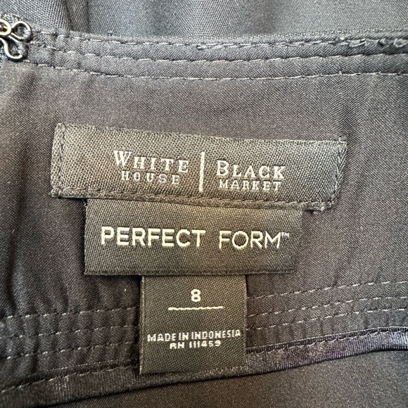 White House Black Market Women's Perfect Form Pencil Skirt Black Size 8 Medium M - Picture 9 of 11